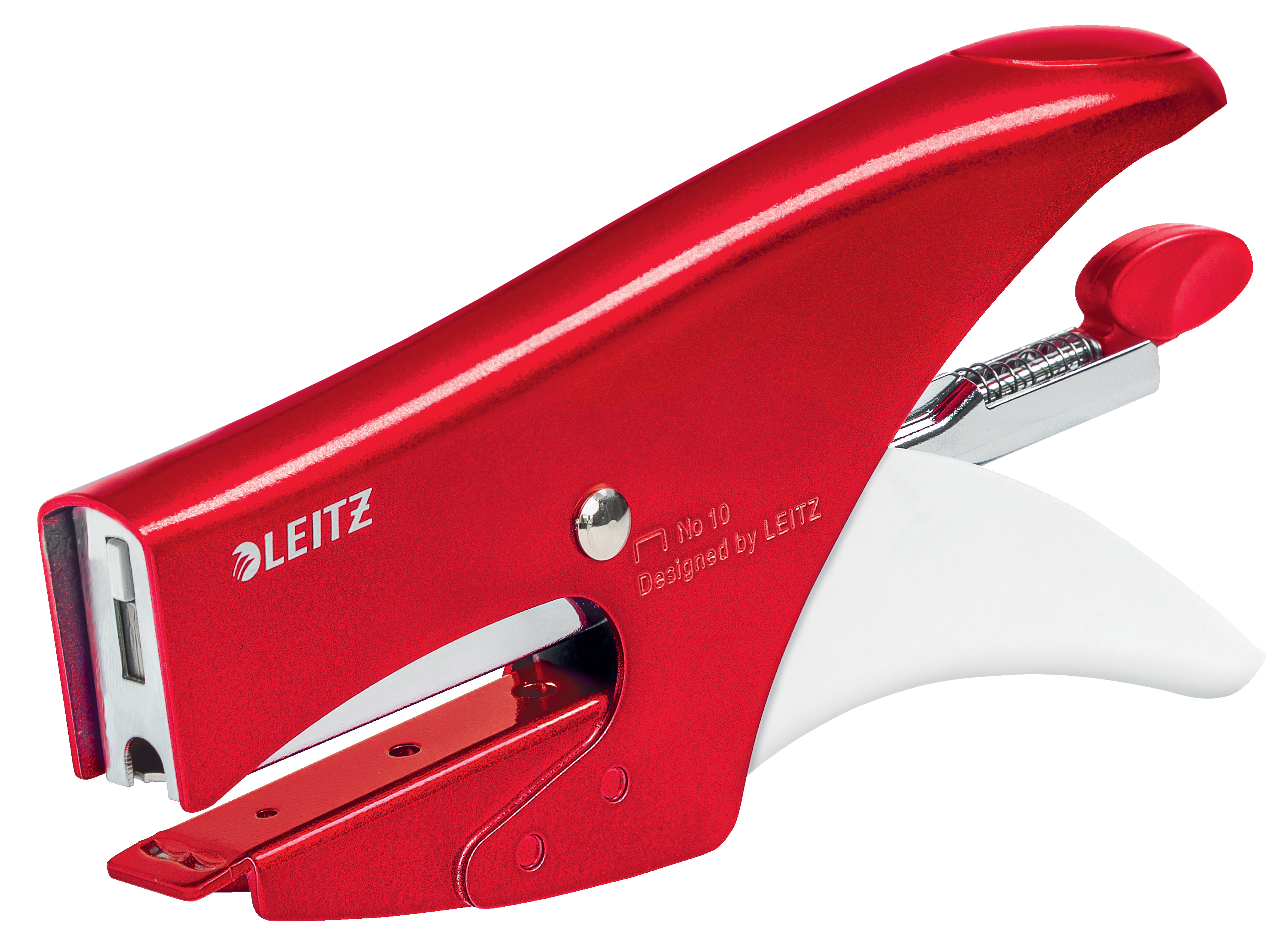 LEITZ Heftzange 5531 WOW rot-metallic, 1 St.