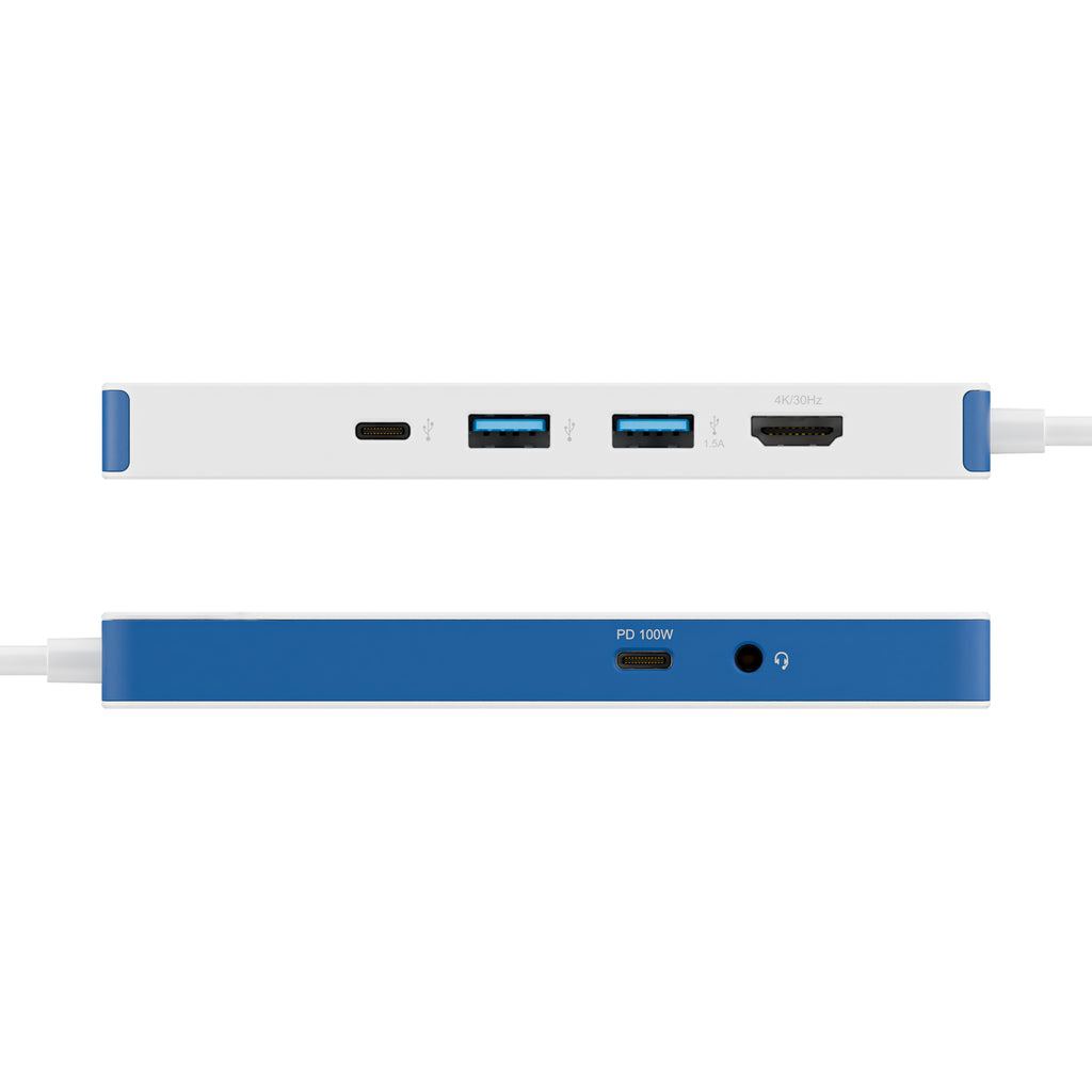 HYPERDRIVE FLEX 8 PORT USB-C HUB (BLUE)