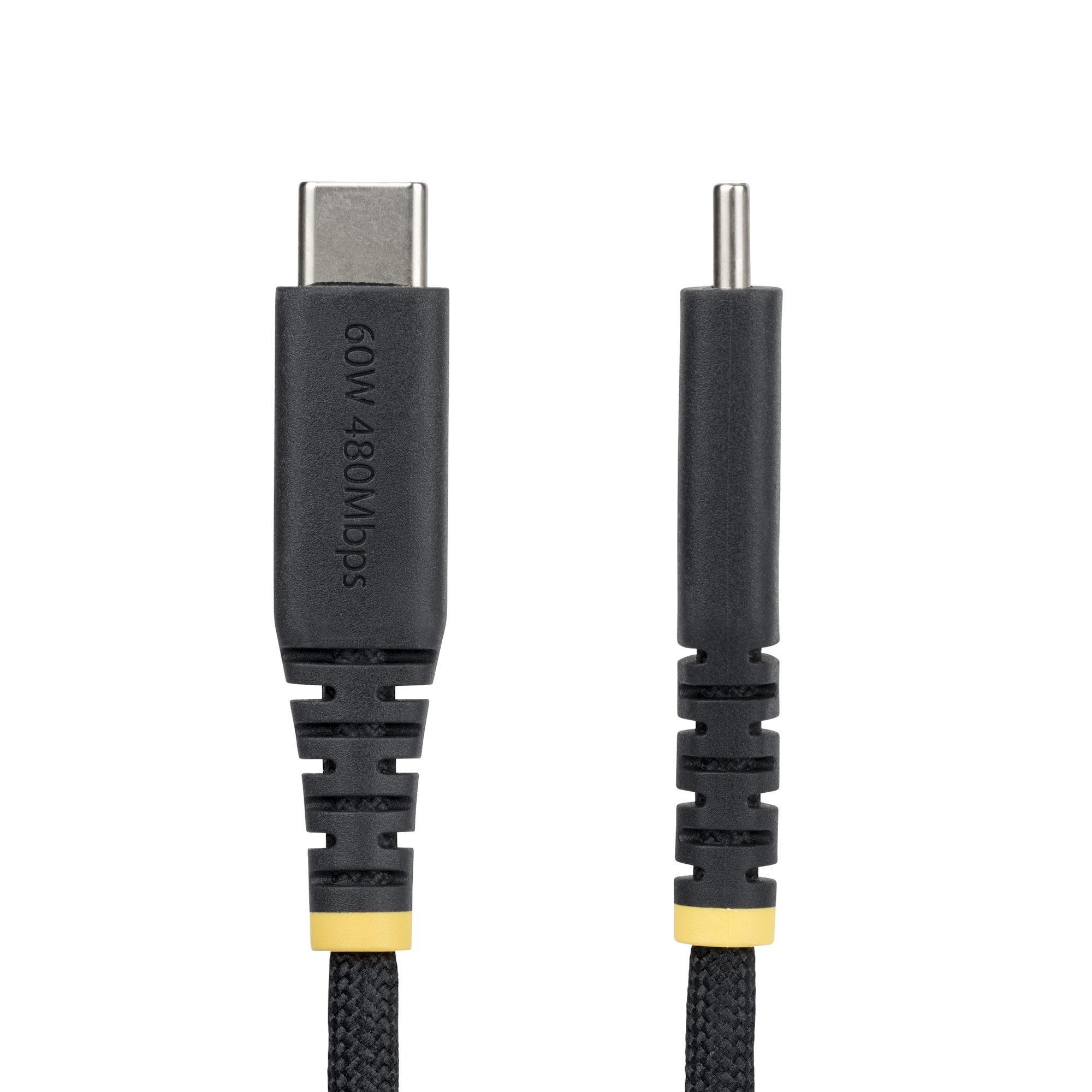 StarTech.com USB-C Ladekabel 30cm 60W (3A) PD Nylon-TPE Schwarz