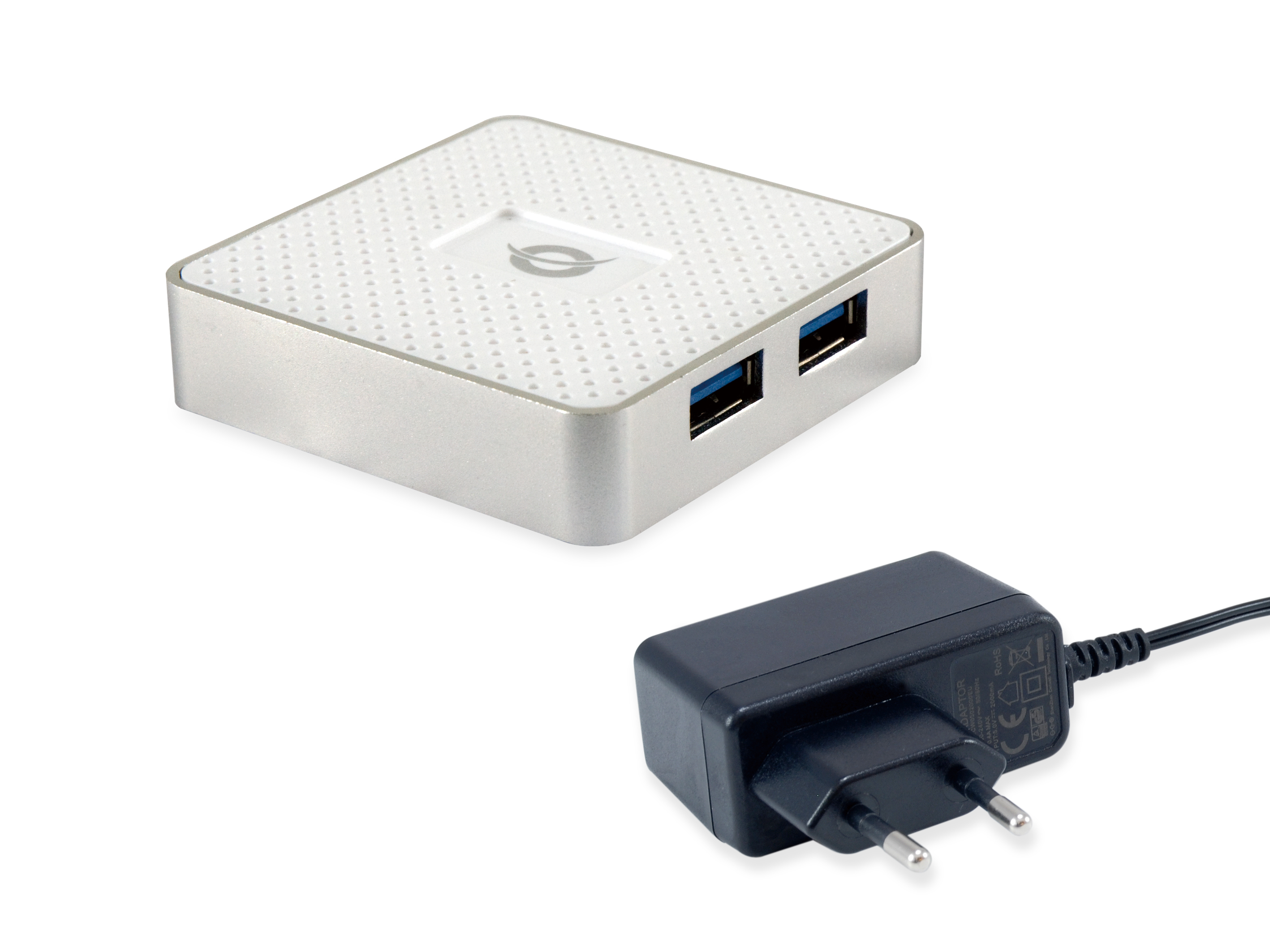 CONCEPTRONIC 4-Port Hub USB Micro-B->4xA3.0 m.Netz. ws