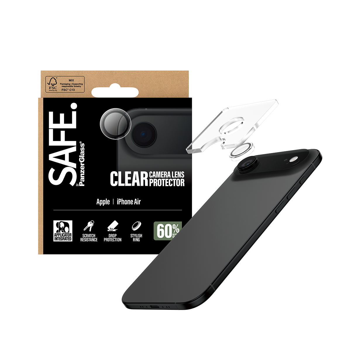 SAFE. BY CAMERA LENS PROTECTOR IPHONE 17 AIR