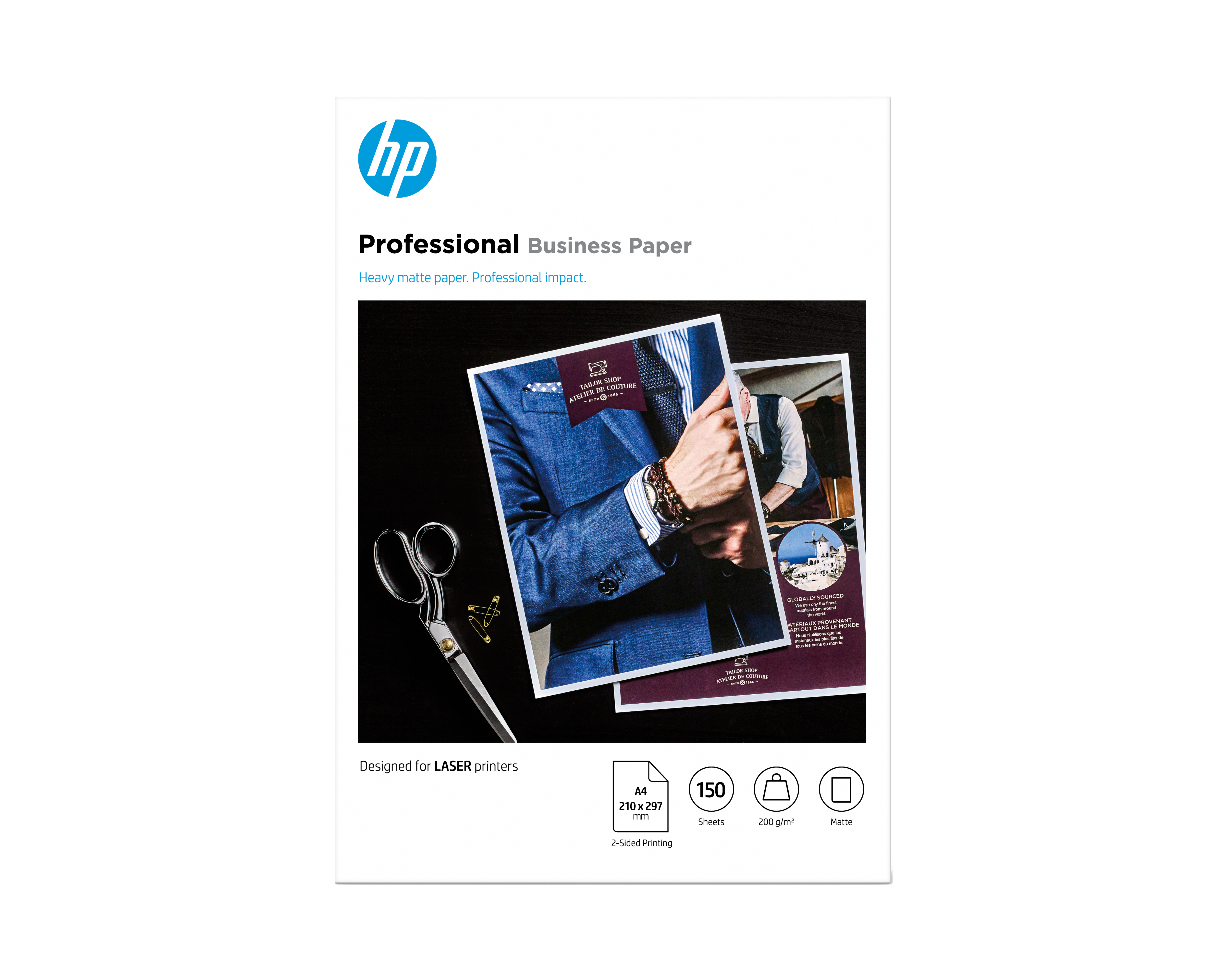 HP Fotopapier 7MV80A DIN A4 matt 200 g/qm 150 Blatt