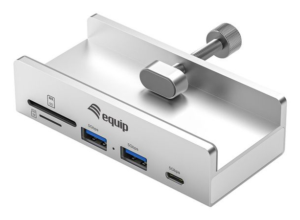 Equip 5-Port-Klemm USB-A3.2-Hub->2xUSB-A/SD/TF/USB-C 5Gbps