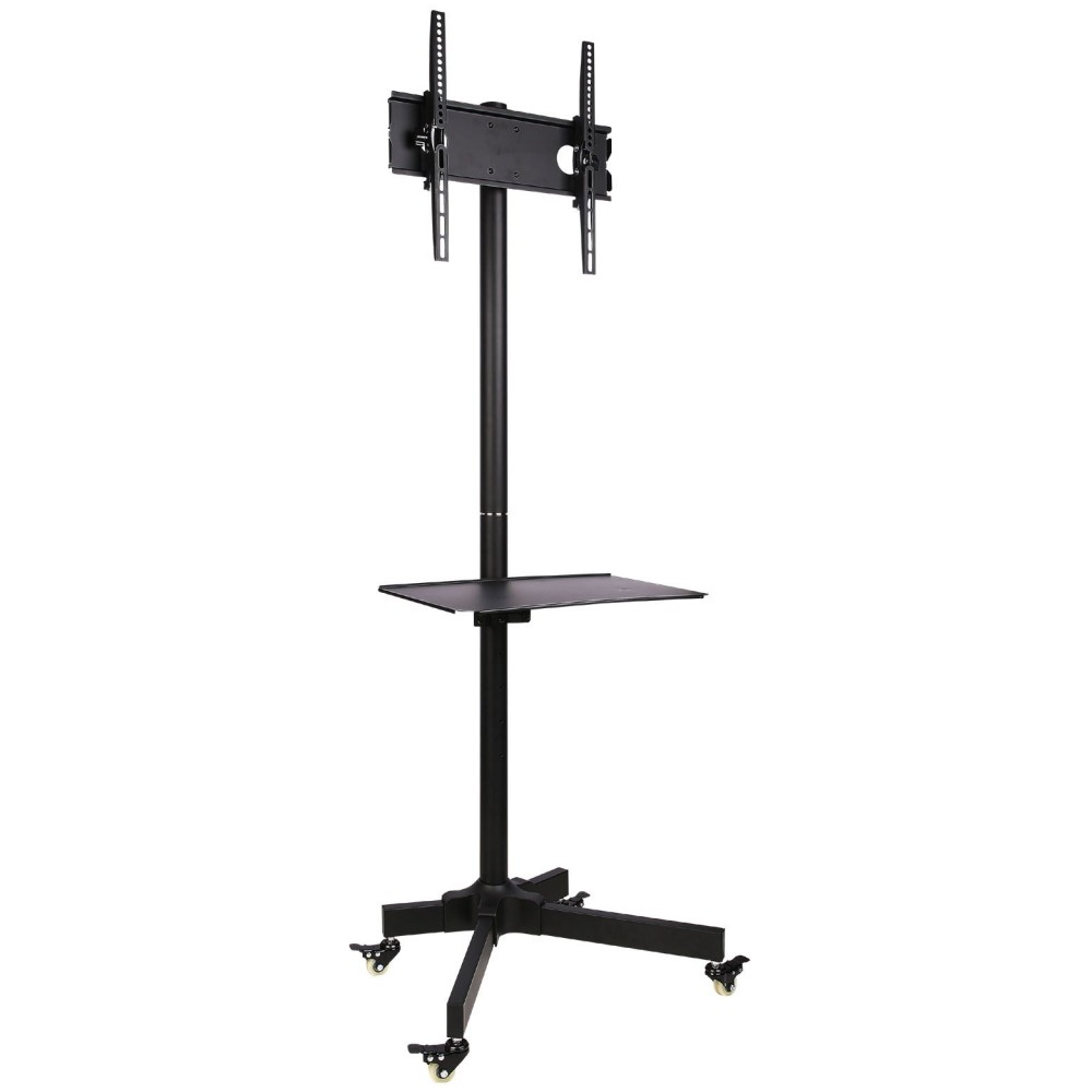 TECHLY TV Wagen fuer Displays Bildschirme LCD LED 59-140cm 23-55Zoll fuer Ihre Ausstattung bis 25KG VESA max 400X400