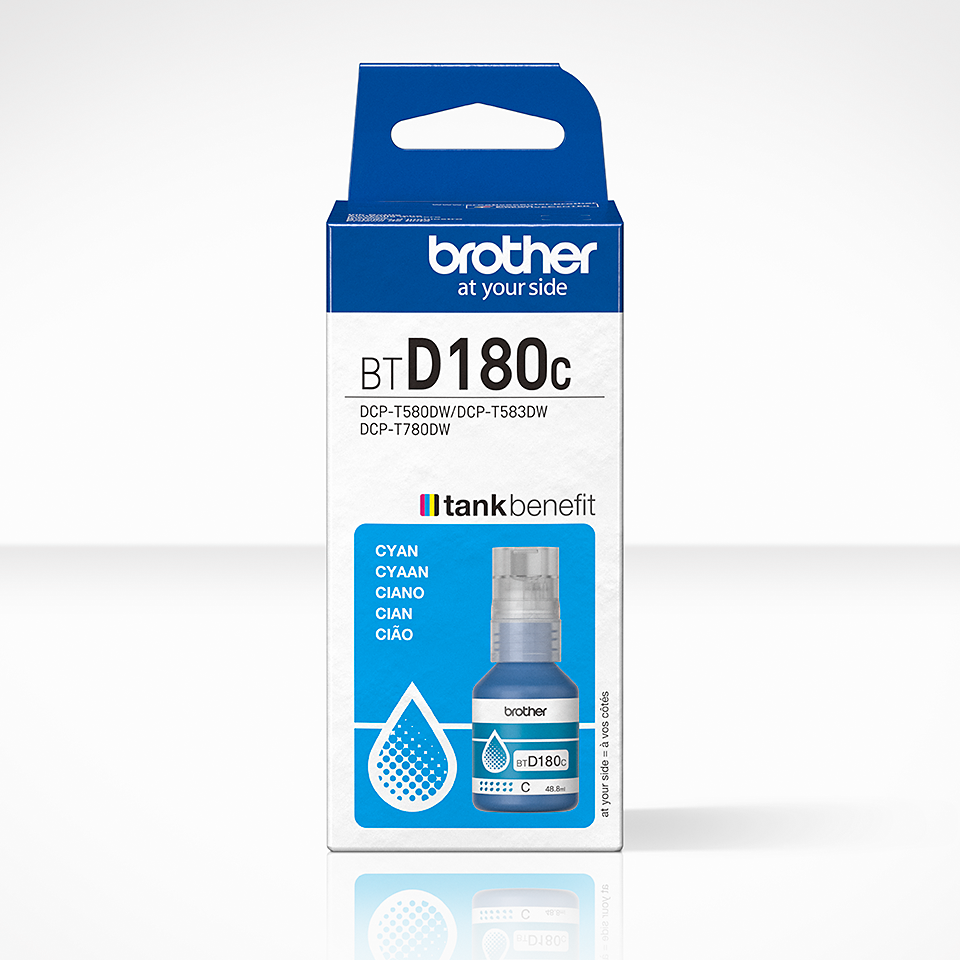 brother BTD180C cyan Tintenflasche