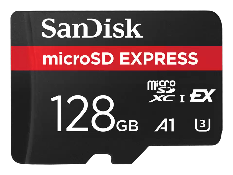 EXPRESS MICROSD CARD 128GB UP TO 880MB/S READ 480MB/S WRITE