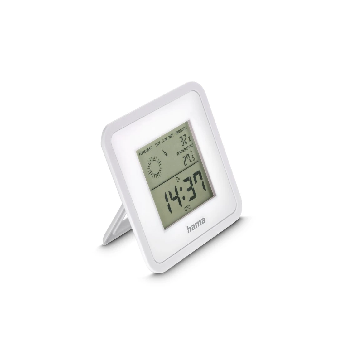 hama Borneo Thermo-Hygrometer weiß, 1 St.