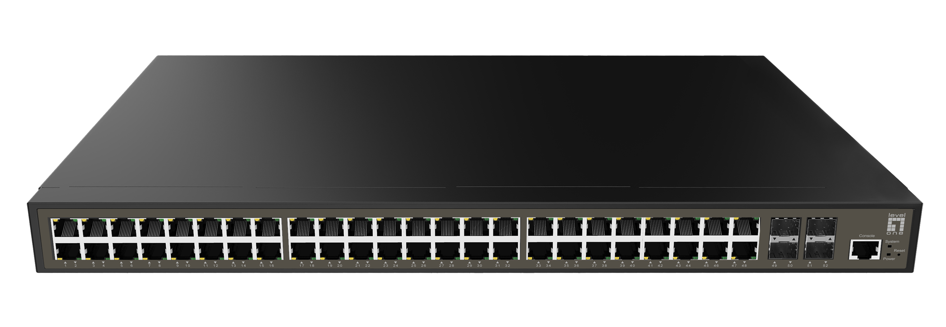 LevelOne Switch 48xGE/2x1GSFP/2x2.5GSFP 19 Managed L2