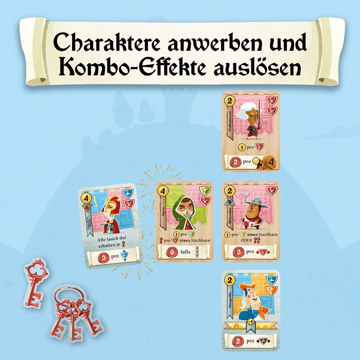 Castle Combo, Kartenspiel