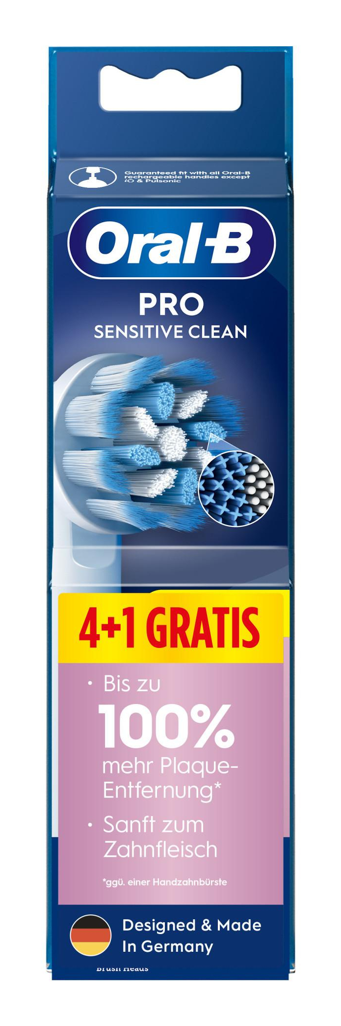 Oral-B PRO Sensitive Clean Zahnbürstenaufsätze, 5 St.