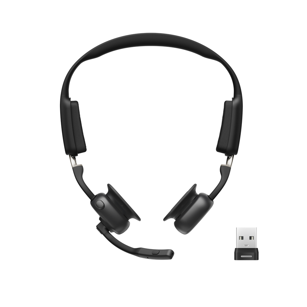 SHOKZ OPENMEET UC WITH USB-A AD HEADSET WITH NOISE CANCEL MIC D