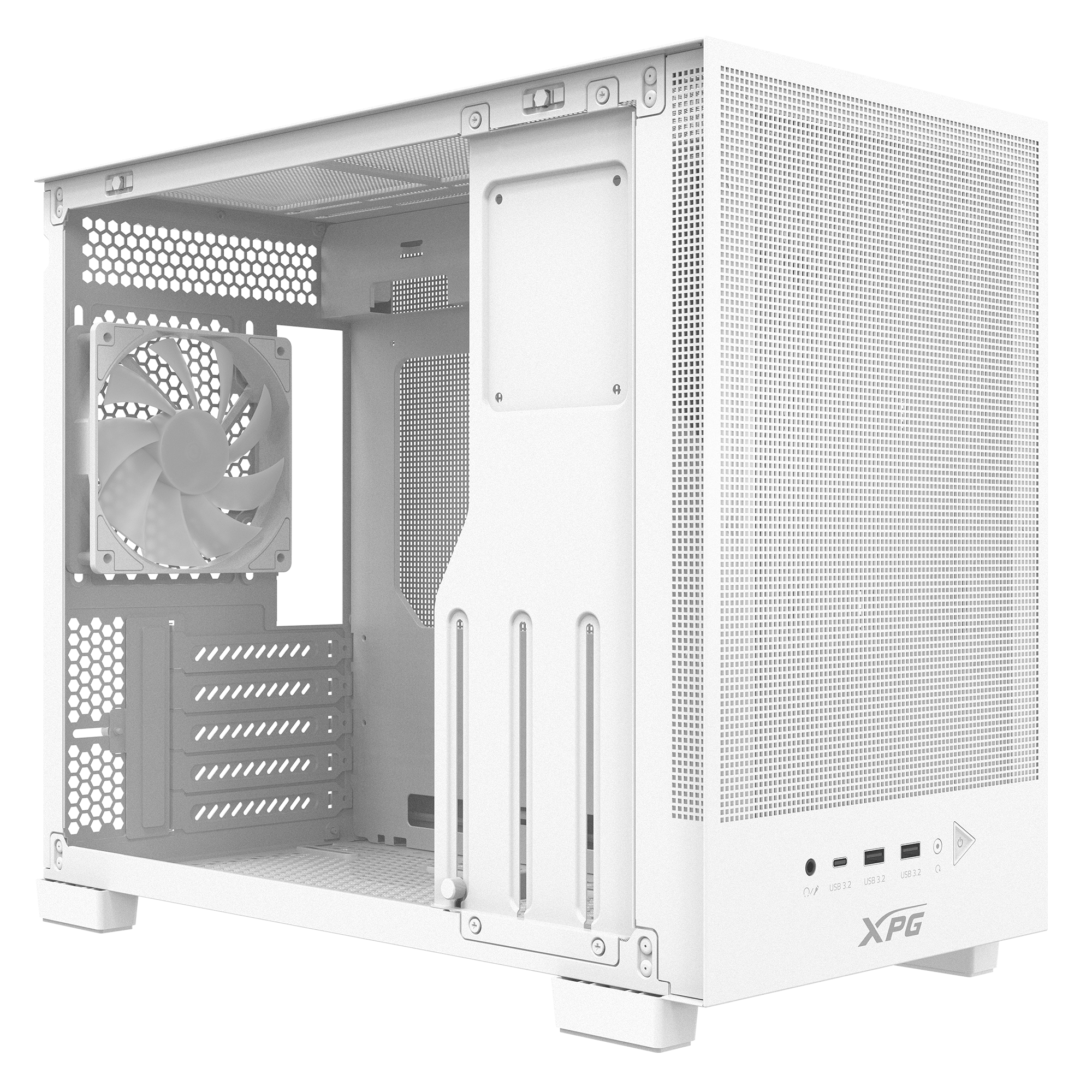 Geh XPG VALOR MESH NANO (M-ATX) Midi Tower weiß retail