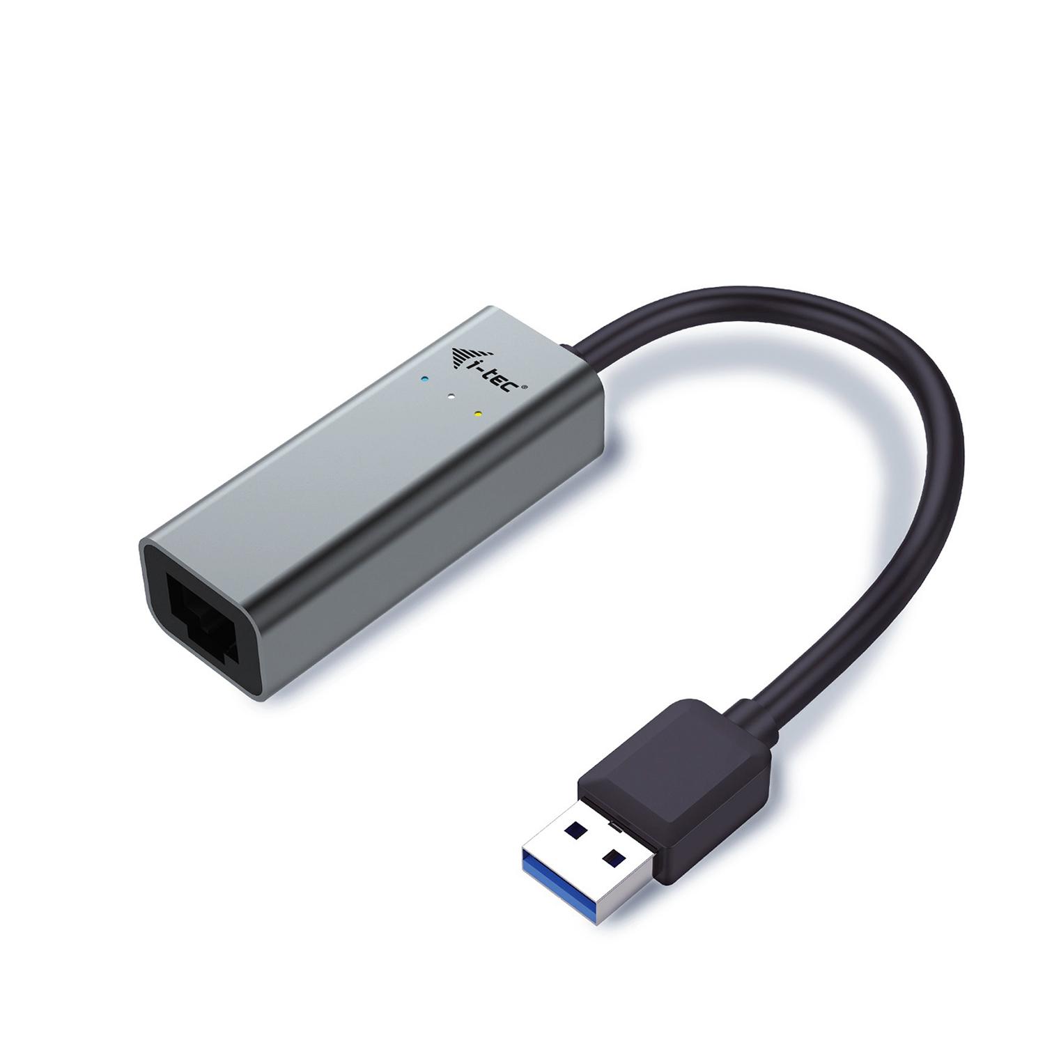 I-TEC USB 3.0 METAL GLAN ADPTR RJ-45 SPACE GREY UP TO 1GGBPS