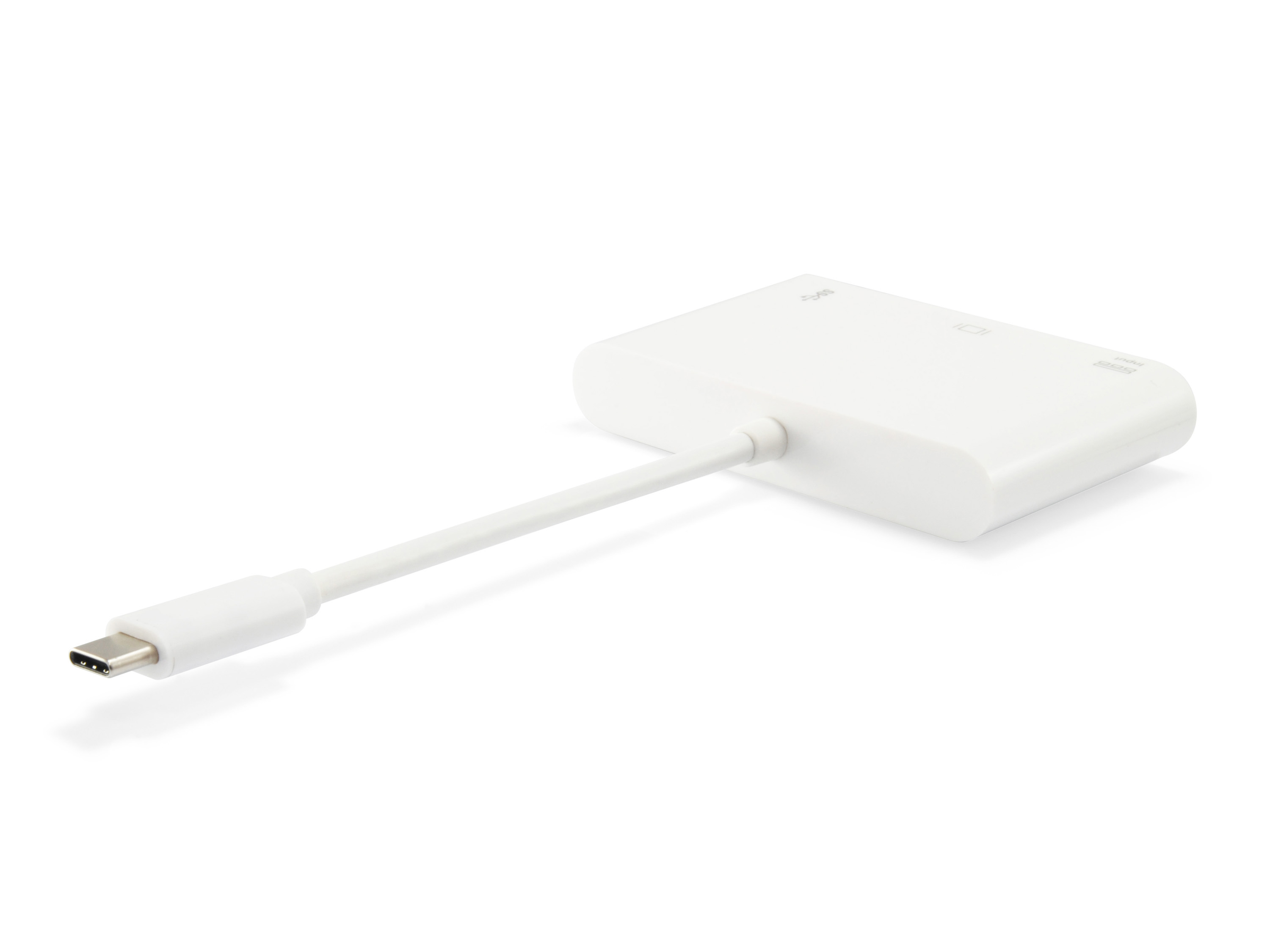 Equip Dock 3-1 USB-C->VGA,USB-A,60W USB-C 0.15m