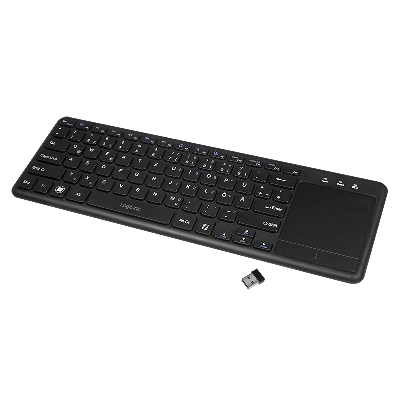 Keyboard & Touchpad Logilink wireless black (ID0188)