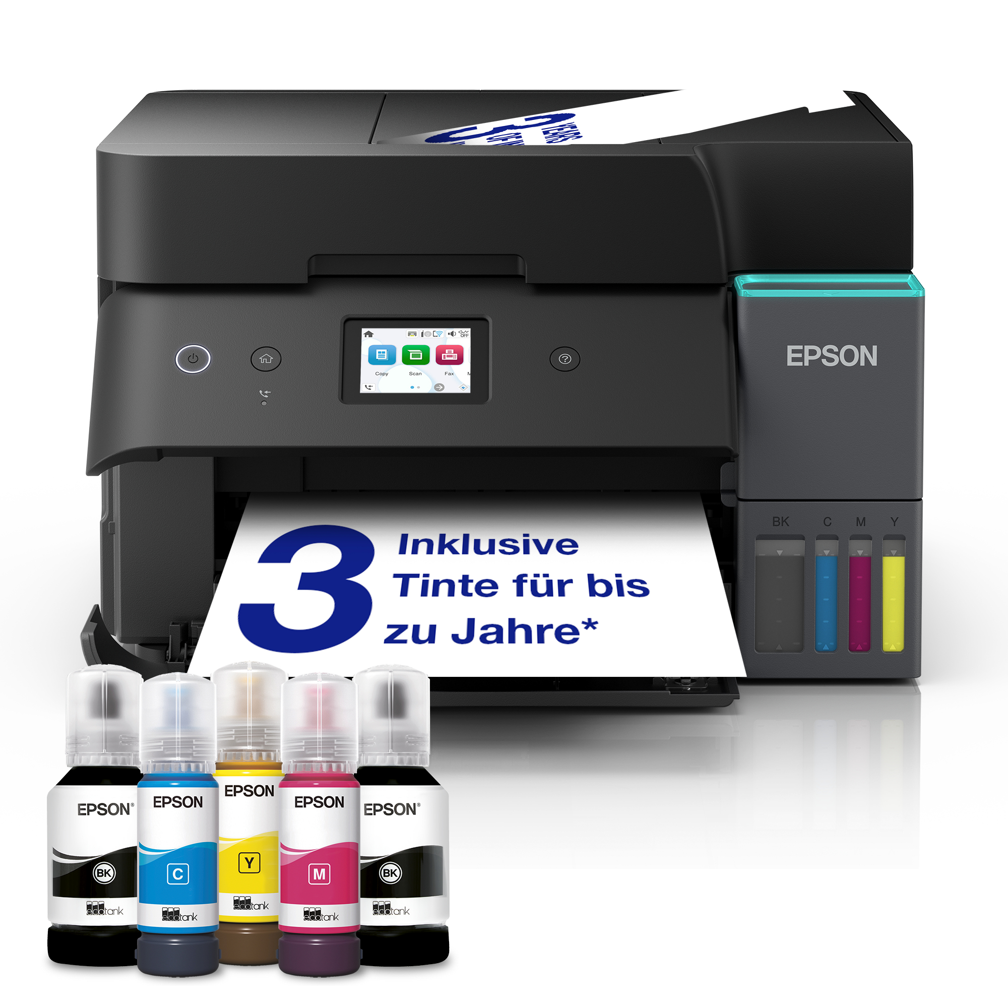 EPSON EcoTank ET-4950 4 in 1 Tintenstrahl-Multifunktionsdrucker schwarz