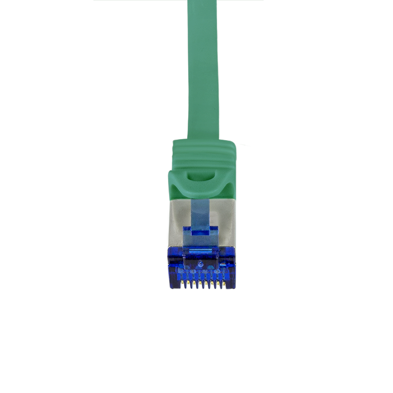 Logilink Patchkabel Ultraflex, Cat.6A, S/FTP, grün, 0,5 m