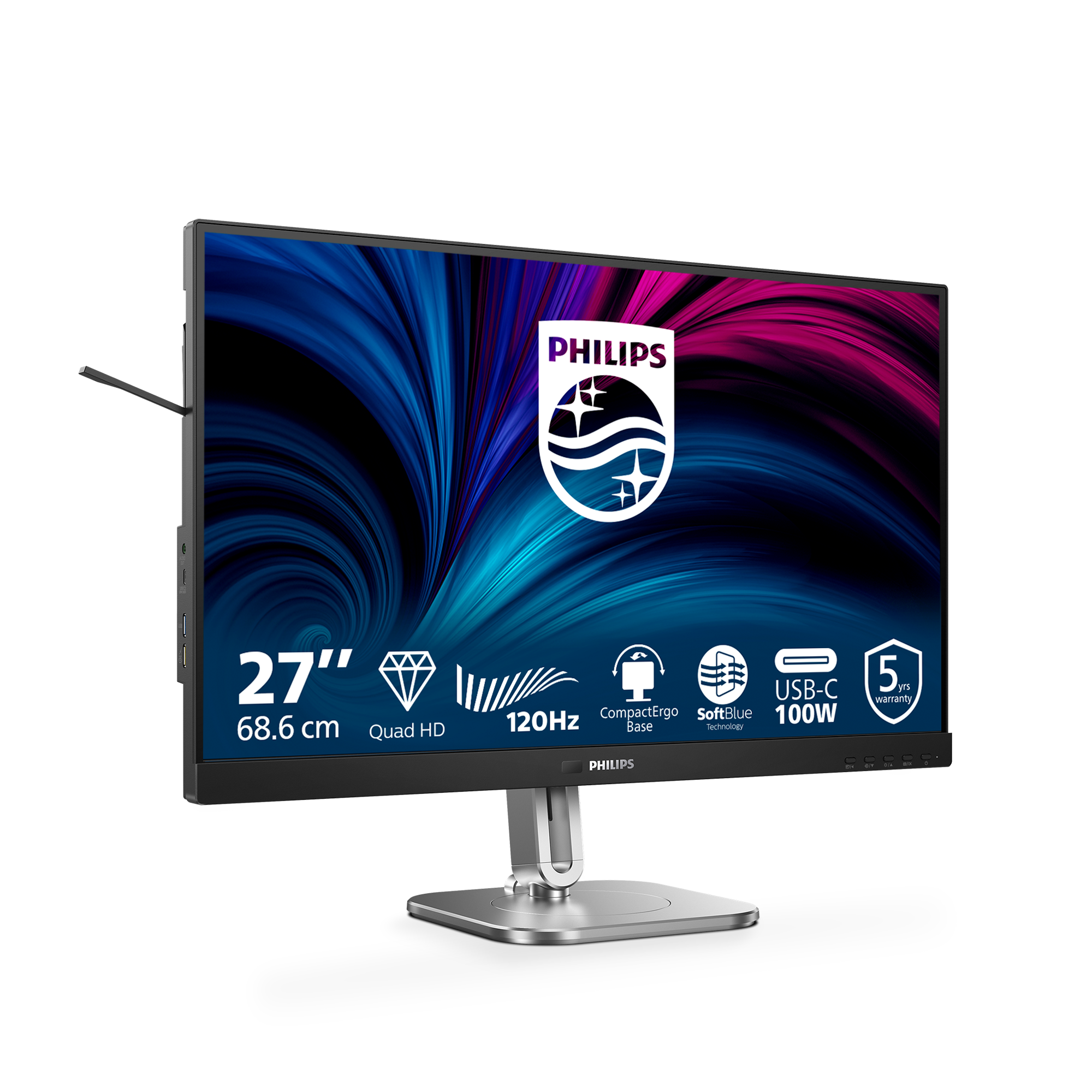 Philips 68,5cm (27,0) 27B2U4601 16:09 HDMI+DP+USB-C black