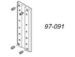 MOUNT. KIT SERIE100/200/300/400 IN ALU PROFILE WALLMOUNT TRACK