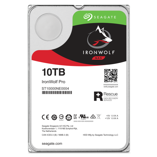 HDD Seagate IronWolf Pro NAS ST10000NT001 10TB/7200 256 MB (D)