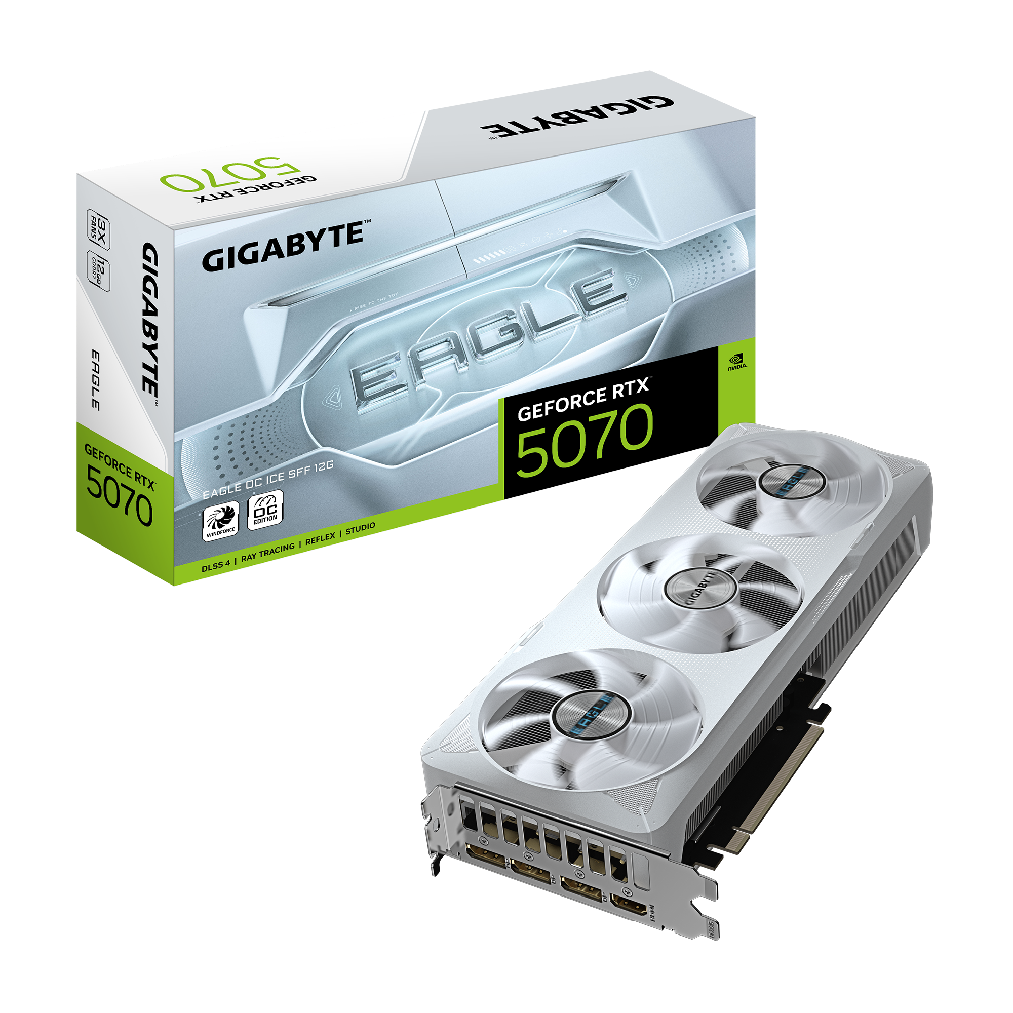 Gigabyte RTX5070 EAGLE OC ICE 12GB GDDR7 HDMI 3xDP