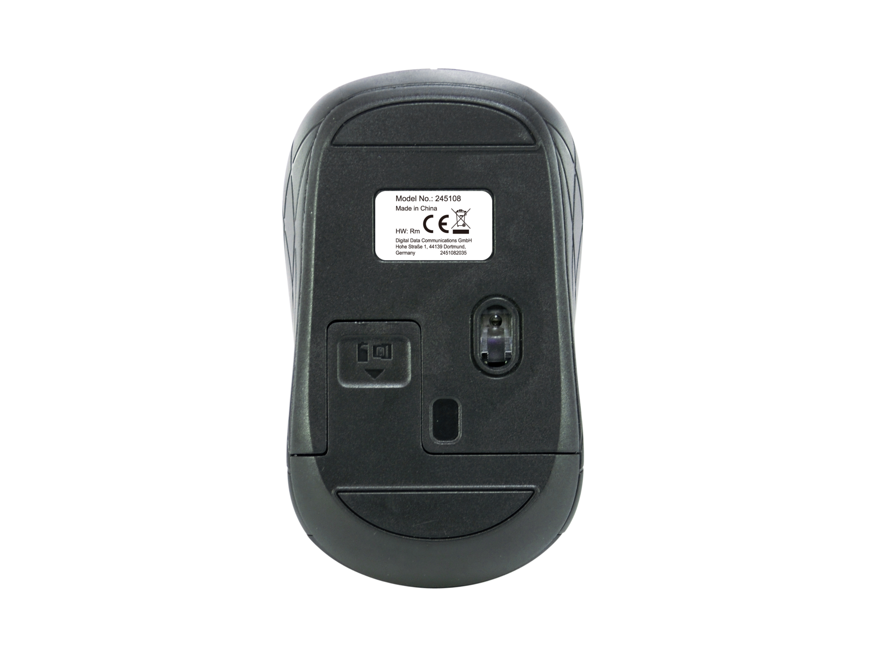 Equip Reisemaus Wireless USB-A L+R schwarz