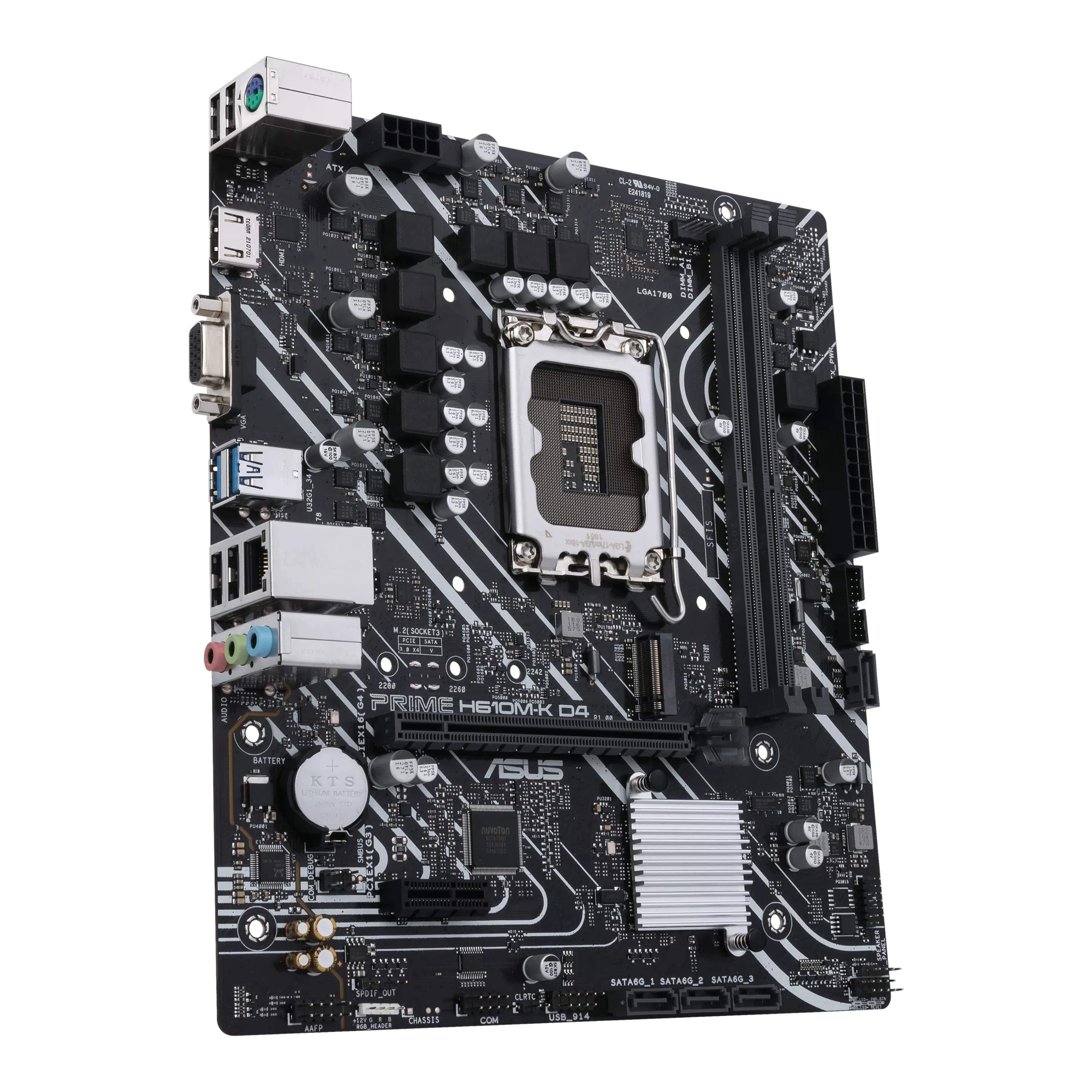 ASUS PRIME H610M-K D4 LGA1700 DDR4 mATX MB