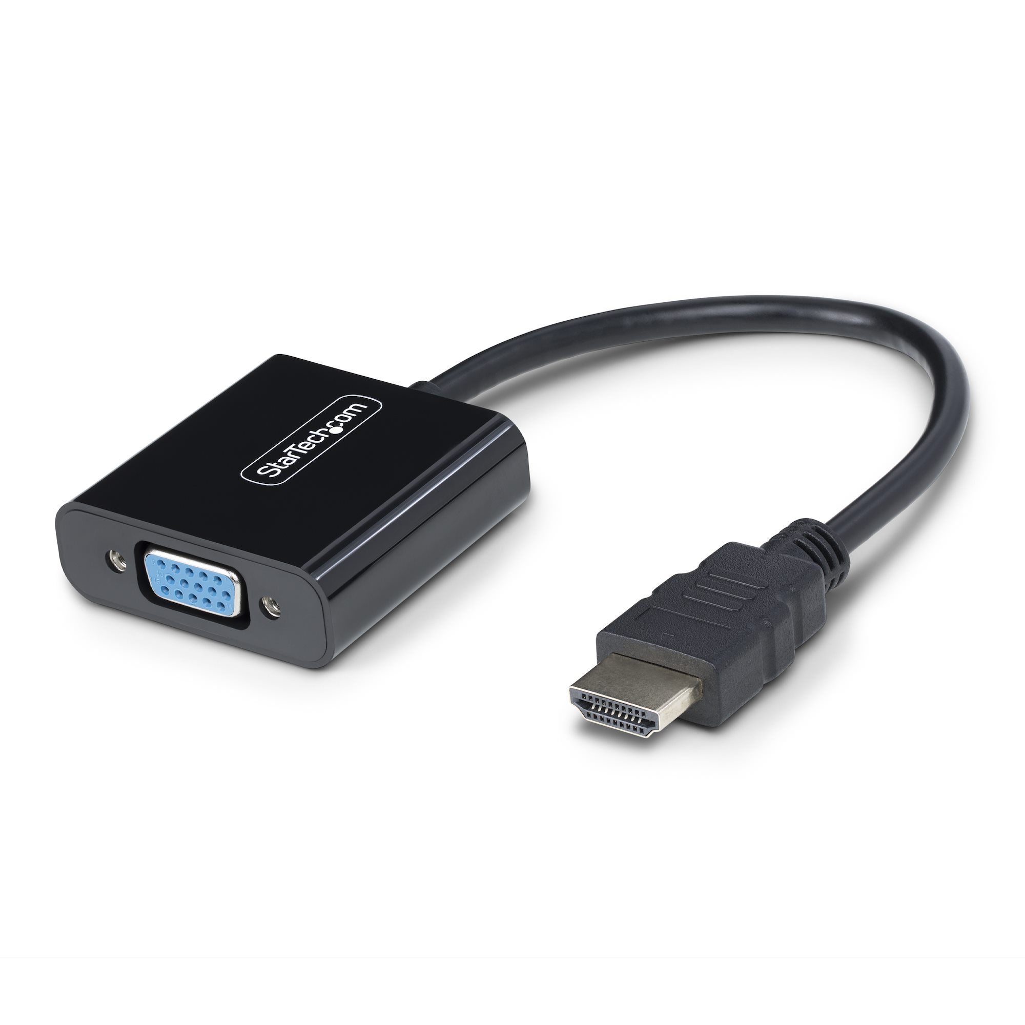 STARTECH.COM HDMI auf VGA Adapter/Kabel Aktiver HDMI Adapter/Videokonverter 1920x1080 1080p HDMI-Quelle zu VGA-Monitor