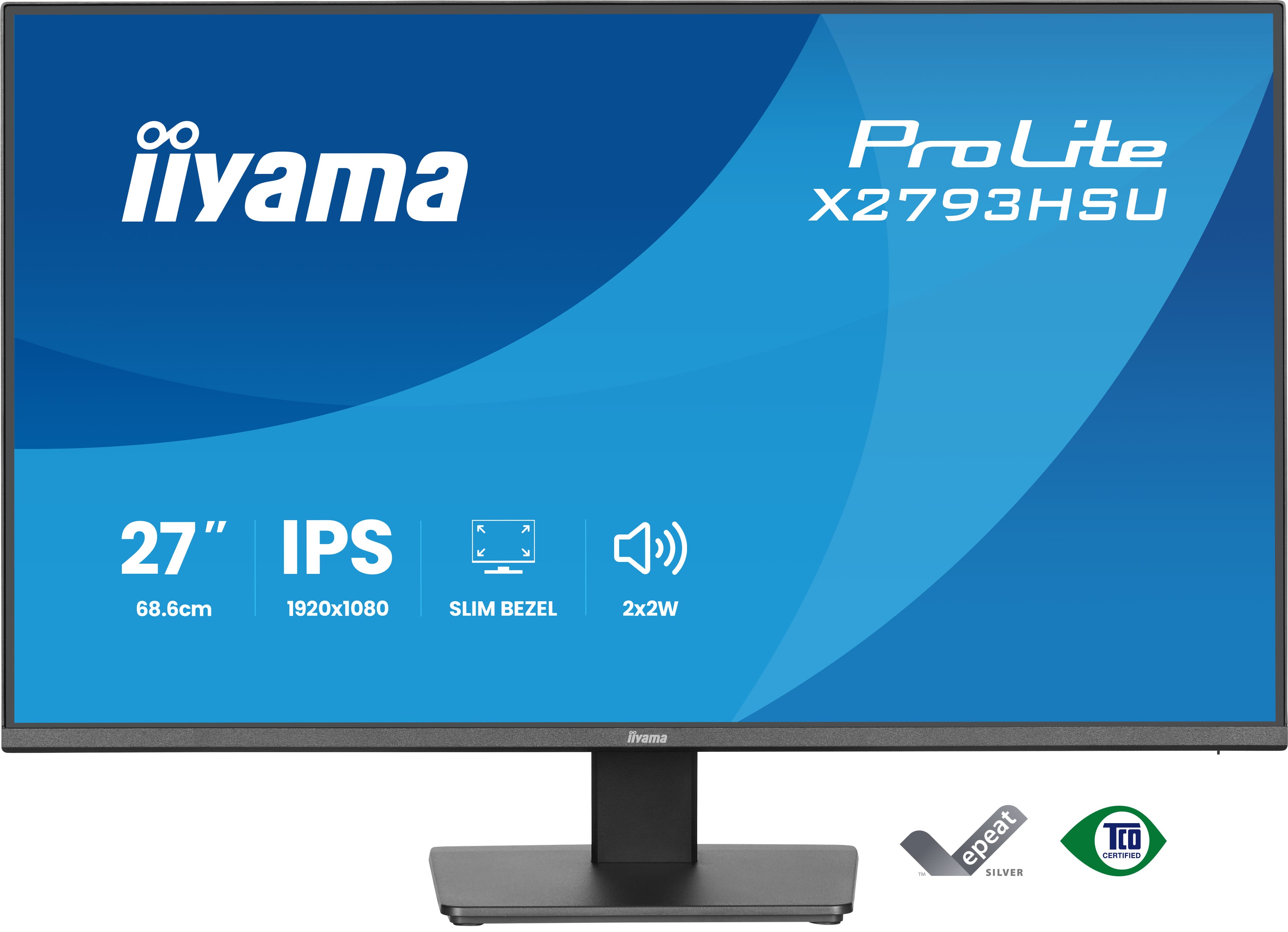 IIYAMA 68.6cm (27) X2793HSU-B1 16:9 HDMI+DP+2xUSB IPS
