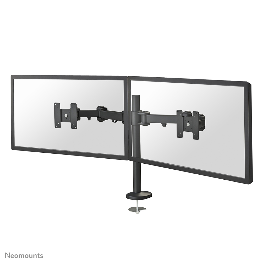 NEOMOUNTS FPMA-D960DG Desk Mount Grommet 2xFlatscreen 25,4-68cm 10-27Zoll VESA 75x75/100x100mm 12kg pivot kipp-dreh-schwe