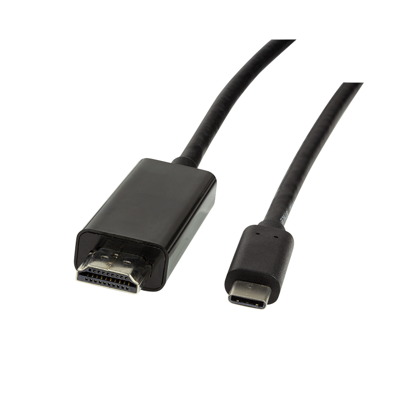 Logilink USB-C Kabel 3.2 Gen1 zu HDMI-A 4K/60 Hz, schw. 1,8m