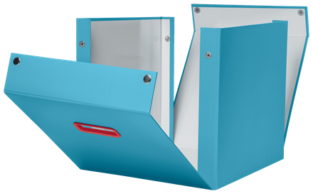 LEITZ Click & Store Cosy Aufbewahrungsbox 32,5 l blau 32,0 x 36,0 x 31,0 cm, 1 St.
