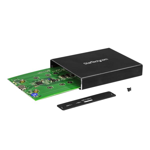 HDD DRIVE ENCLOSURE DUAL-SLOT MAX. 2TB M.2 (NGFF. B-KEY) RAID