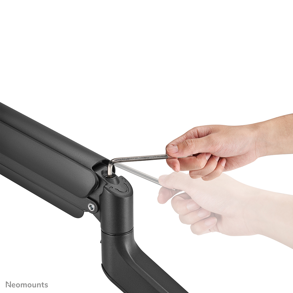 NEOMOUNTS Next Core Desk Mount 1 Ultra Wide Curved screen topfix clamp/grommet