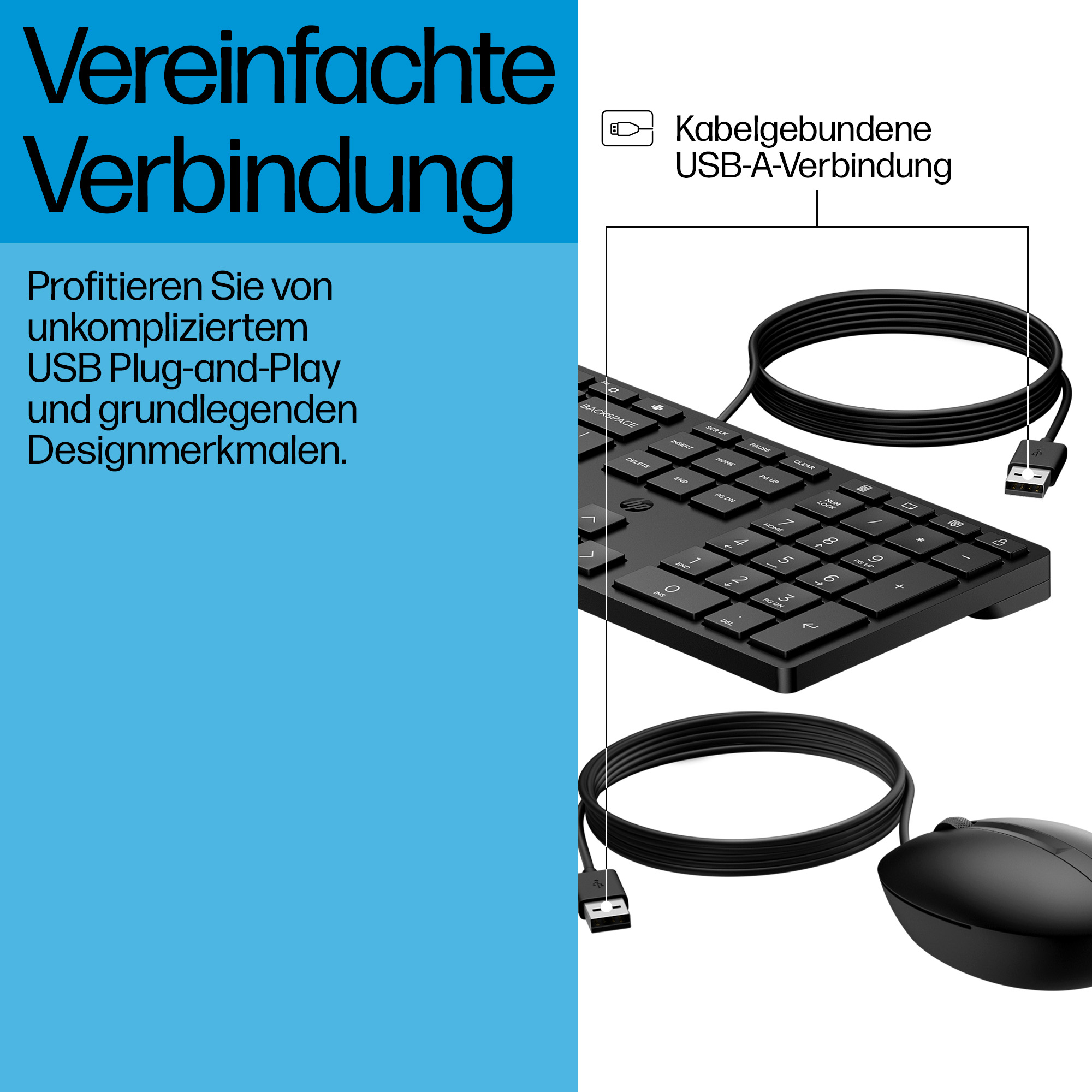 HP Wired 320MK Mouse and Keyboard SmartBuy (DE)