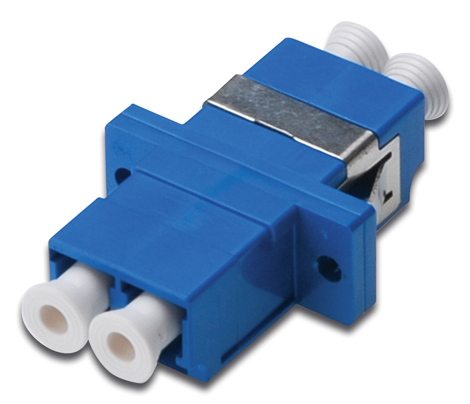 FO COUPLER DUPLEX LC TO LC SM OS2 BLUE CERAMIC SLEEVE