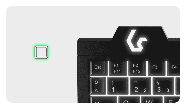 KeySonic Super-Mini-TAS Touchpad,B-light,BK, KSK-3210ELU(DE)
