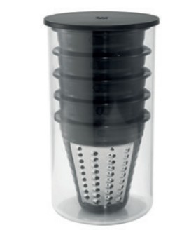 KÜCHENminis Gemüseschneider Salat-to-go, Zerkleinerer
