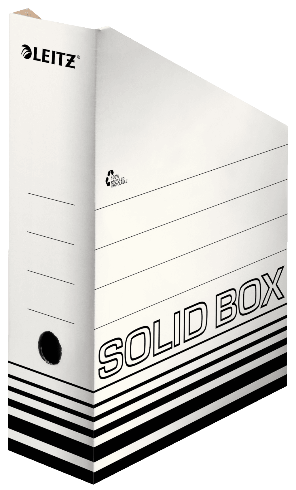 LEITZ Archiv-Stehsammler Solid weiß, 10 St.