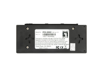 LevelOne PoE-Injektor FE 2x PSE 15.4W/6KV schwarz