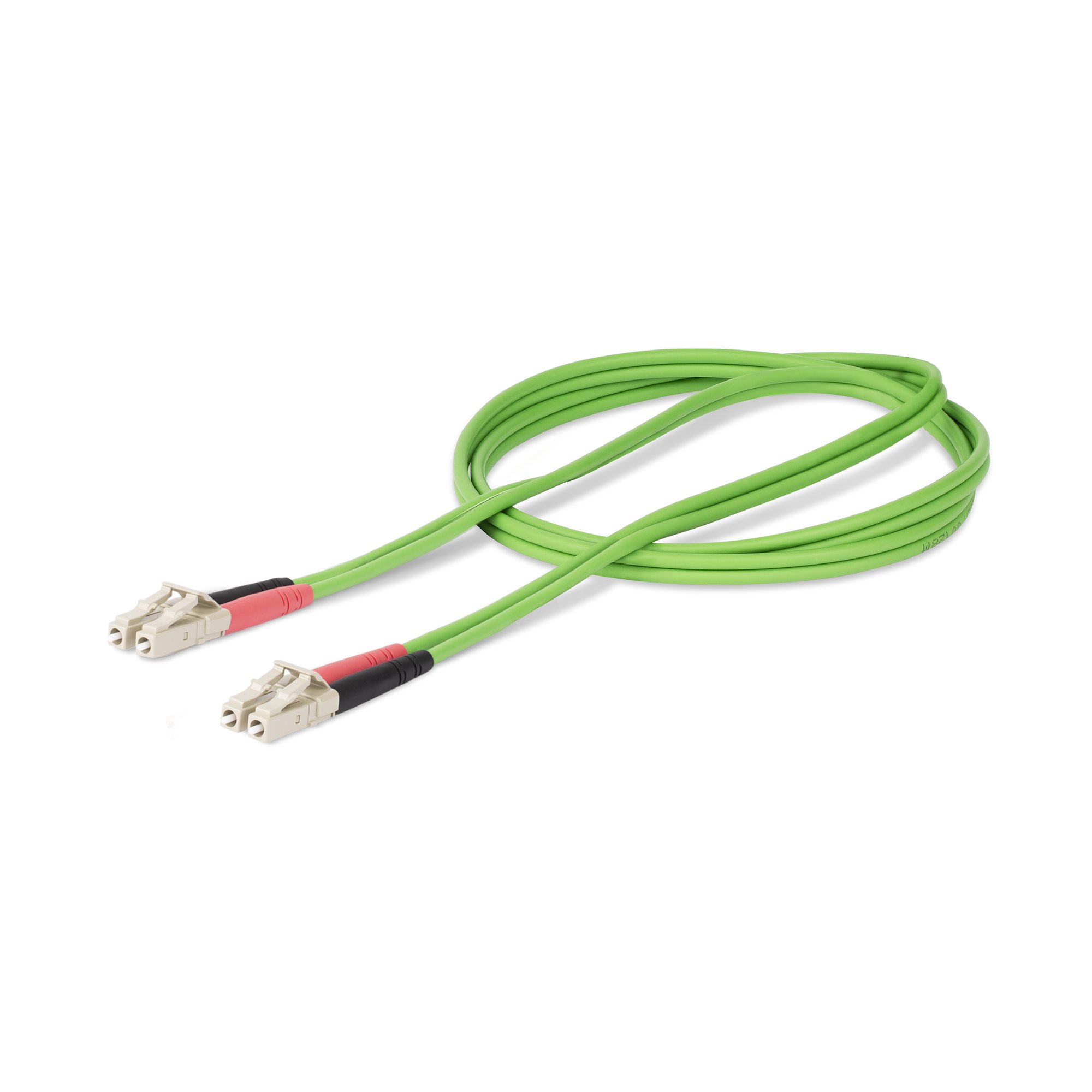 STARTECH.COM 2m LC zu LC UPC OM5 Multimode Glasfaserkabel Duplex LOMMF Zipcord 40G/100G LSZH LWL Verlegekabel/Patchkabel