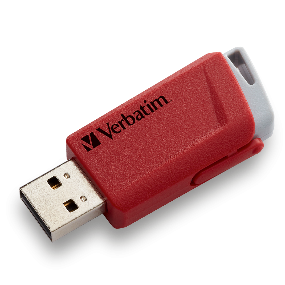 verbatim USB-Sticks Store ´n´ Click rot, blau 32 GB, 1 St.