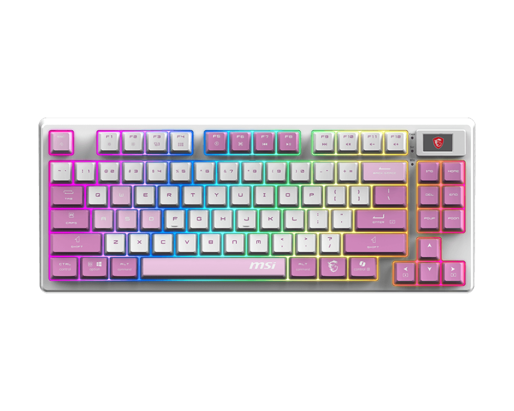 MSI FORGE GK600 TKL Violet, wireless