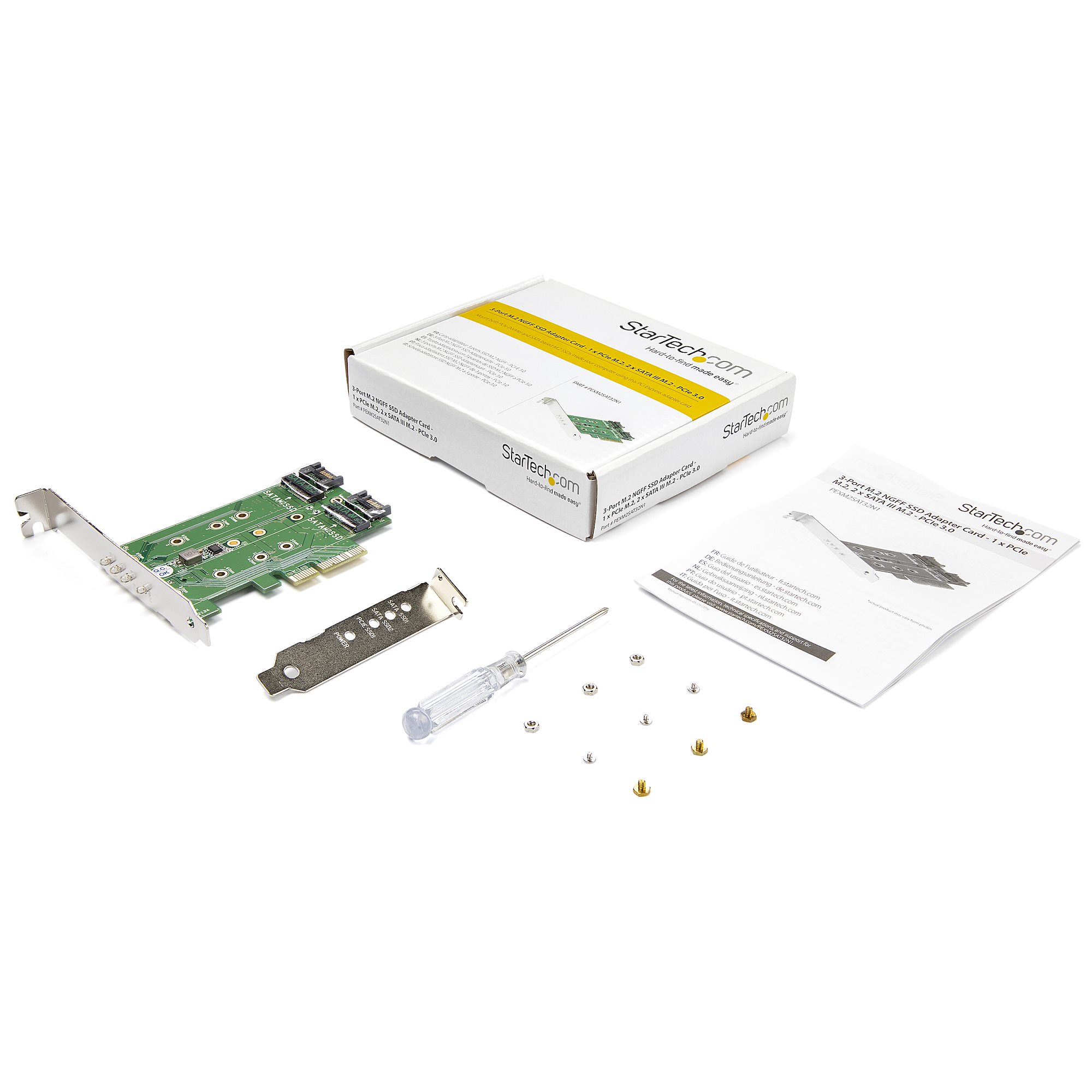3PT M.2 SSD CARD - PCIE 3.0 SATA CONTROLLER CARDS