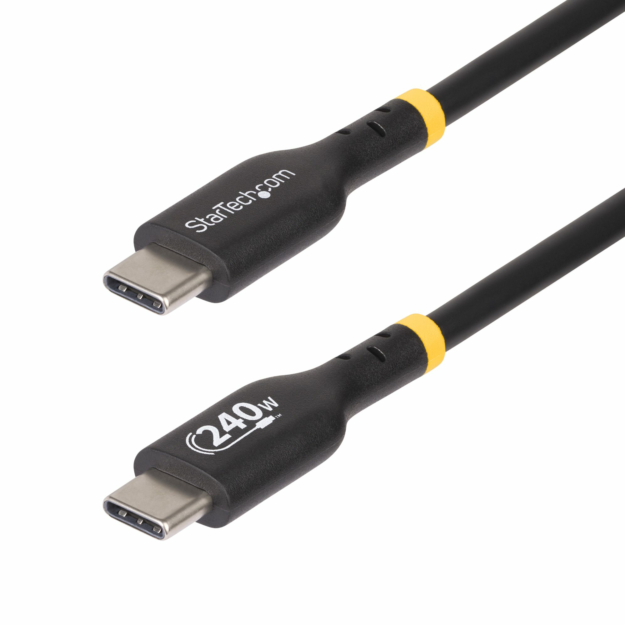 STARTECH.COM 2meter USB-C Ladekabel USB-IF zertifiziert USB C Schnellladekabel 240W PD EPR USB C 2.0 Laptop-Ladekabel