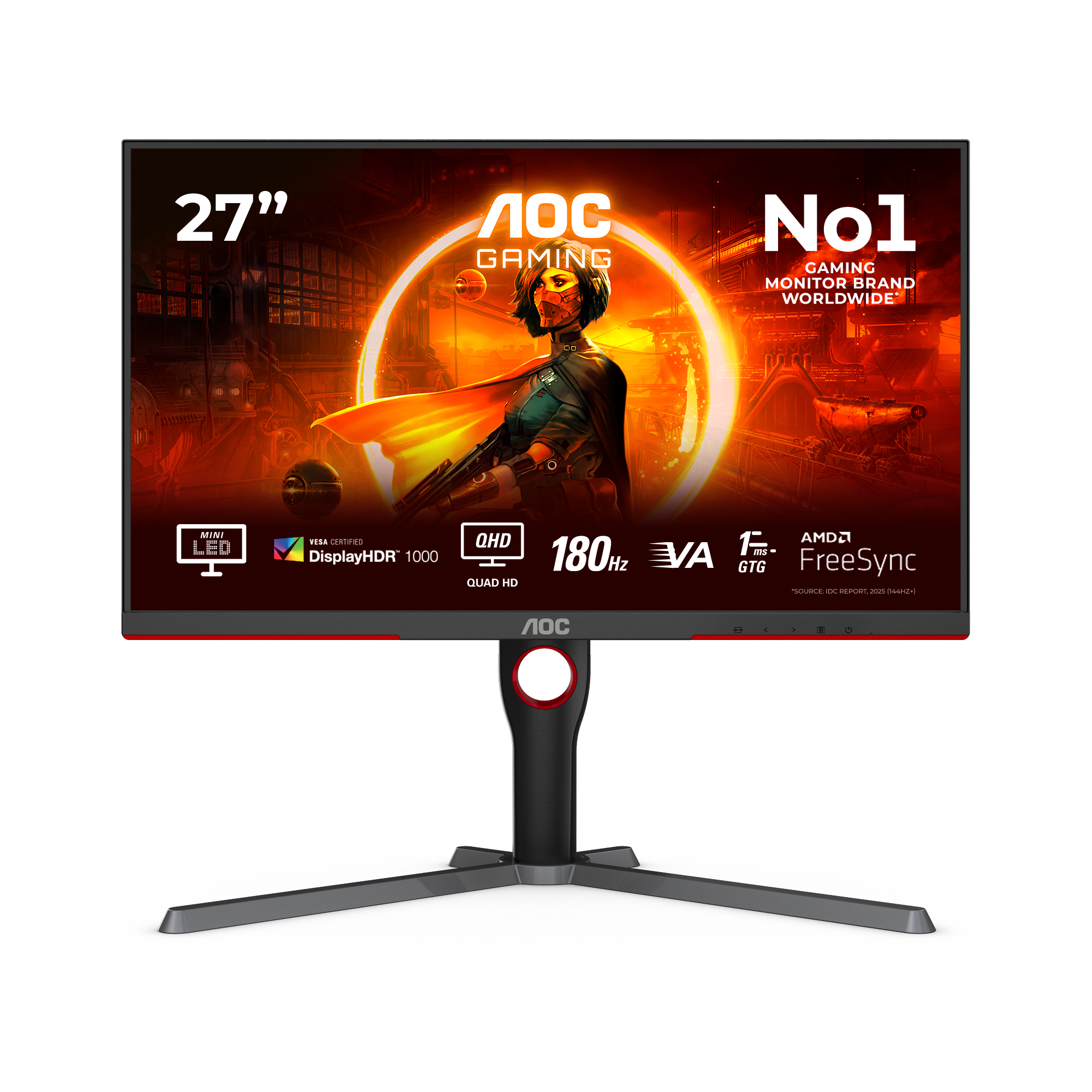 AGON Q27G3XMN/BK, Gaming-Monitor
