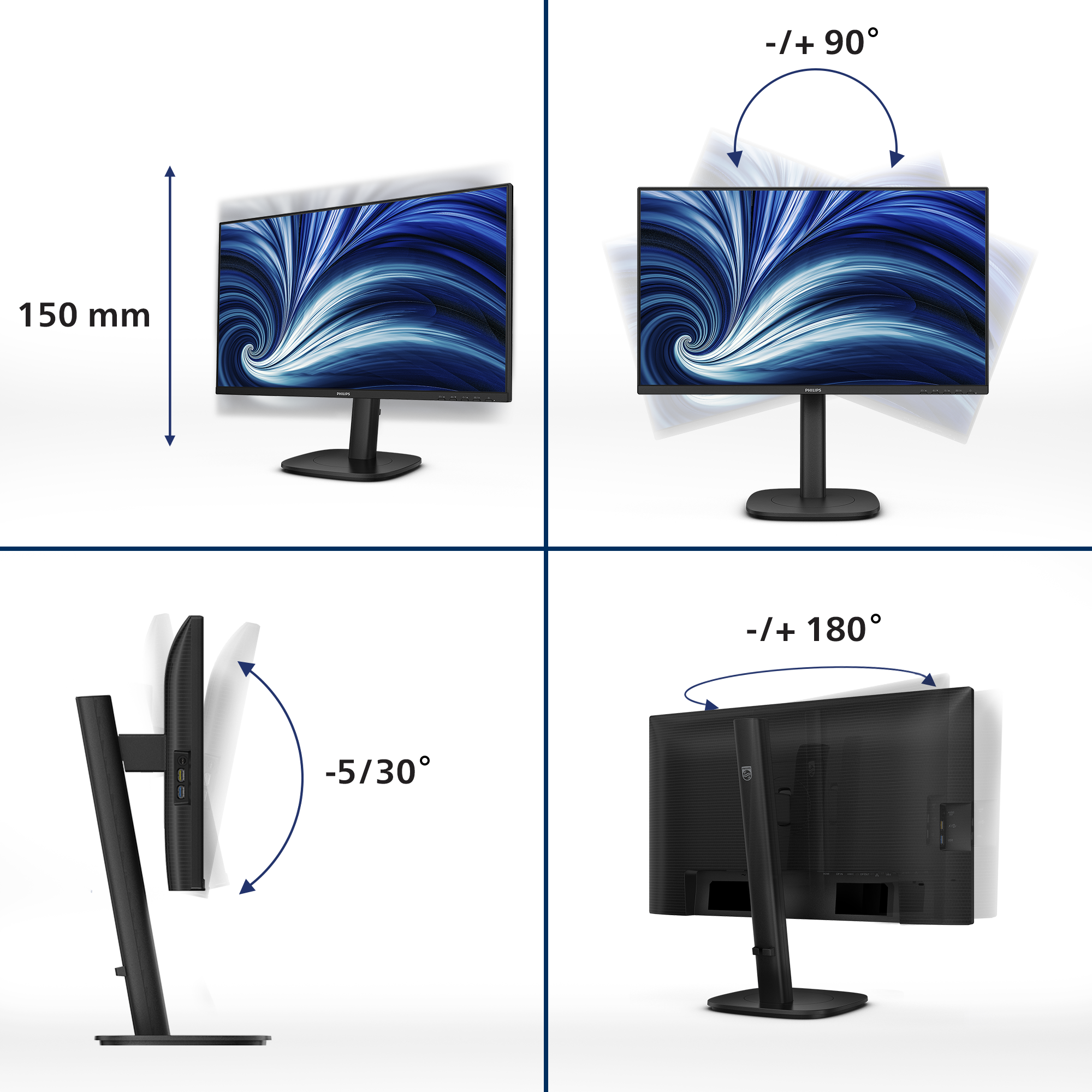 24B2U3301 23.8IN 60.45CM IPS 1920X1080 4 MS 16:9 BLACK HDMI