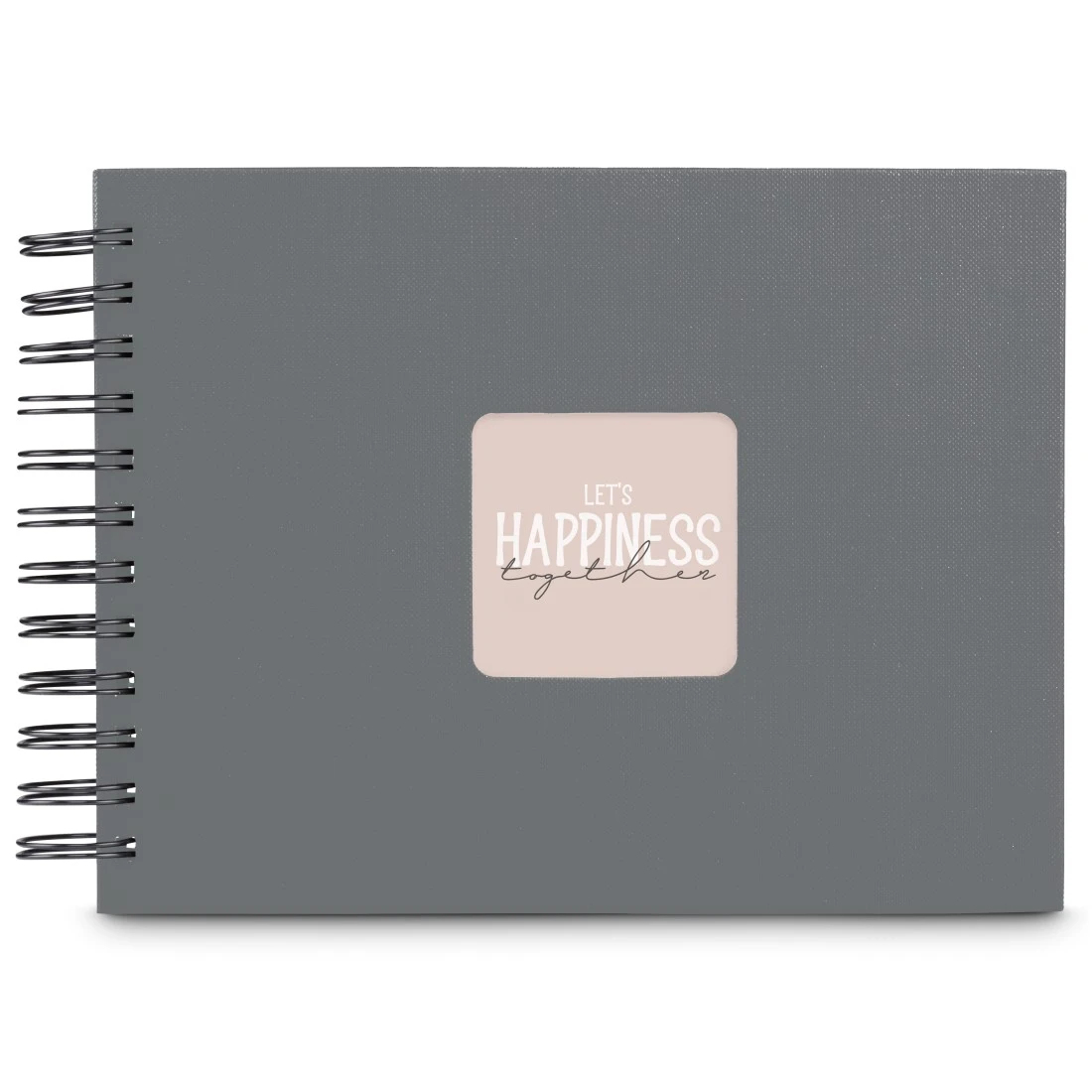hama Fotoalbum Fine Art neutral 24,0 x 17,0 cm, 50 schwarze Seiten