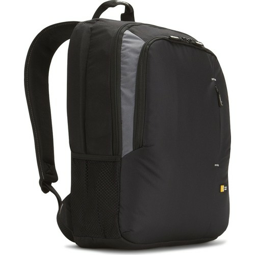 case LOGIC® Laptop-Rucksack Backpack Polyester schwarz, grau 25,2 l bis 43,2 cm (17 Zoll)