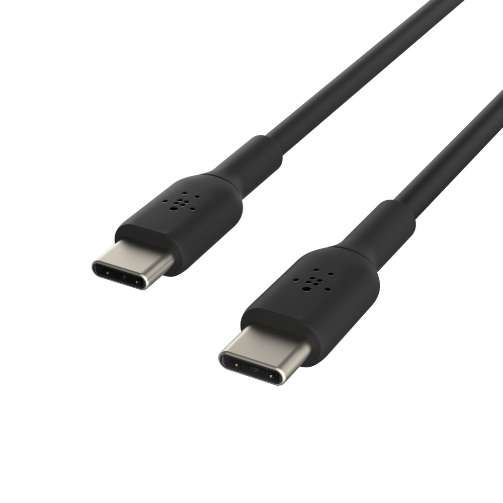 USB-C/USB-C CABLE PVC 2M BLACK